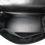 SOLD Kelly Sellier 28 Black Box Calfskin Palladium Plated [G] Stamp - Image 6