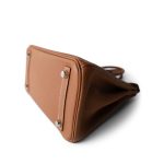 Birkin 25 Gold Togo Palladium Plated D Stamp - Image 4