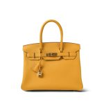 Birkin 30 Jaune Ambre Veau Togo Gold Plated C Stamp