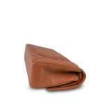 Caramel Caviar Quilted Classic Flap Medium Silver Hardware - Image 3