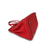 Birkin 30 Rouge de Coeur Veau Togo Gold Plated D Stamp - Image 5