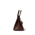 Birkin 30 Maron Fonce Epsom Gold Plated A Square Stamp - Image 15