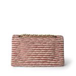 Red Striped Jersey Coco Sailor Flap Bag Medium LGHW - Image 5