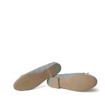 23S Light Blue Lambskin White Cap Toe Double Stitched CC Ballerina Flats Size 37 - Image 6