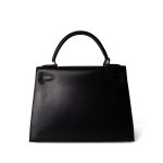 Kelly Sellier 28 Black Box Calfskin Gold Plated (V) Stamp - Image 9