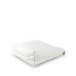 White Calfskin Quilted Mini 22 Bag Aged Gold Hardware - Image 9
