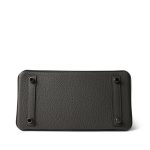 SOLD Birkin 25 Etain Togo Palladium Plated U Stamp - Image 3