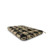 19K Beige/Black Tweed Shearling O-Case Pouch - Image 6