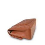 Caramel Caviar Quilted Classic Flap Medium Silver Hardware - Image 5