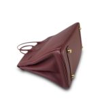 Birkin 25 Rouge H Veau Togo Gold Plated Y Stamp - Image 16