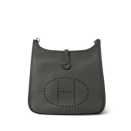 Evelyne III PM Gris Meyer Clemence Palladium Plated
