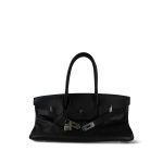 Shoulder Birkin 42 JPG Noir Clemence Palladium Plated [I] Stamp - Image 12