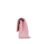 19S Iridescent Pink Caviar Quilted Medium Classic Flap Light Gold Hardware - Image 7