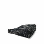 24A Black Denim Chanel Tufted 22 Hobo Bag Small - Image 11