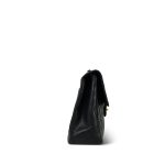 Black Lambskin Quilted Jumbo XL Single Flap GHW - Image 6