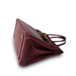 Birkin 30 Rouge H Epsom Gold Plated C Square Stamp - Image 12