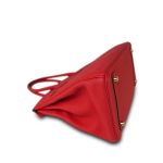 Birkin 30 Rouge de Coeur Veau Togo Gold Plated D Stamp - Image 3