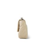 20A Light Beige Goatskin Quilted 19 Flap Small Mixed Hardware - Image 2