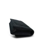 20A Black Velvet Quilted Crystal Pearl Crush Wallet On Chain WOC LGHW - Image 9