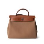 Herbag Zip 31 Fauve and Chai Toile Vache Hunter Palladium Plated
