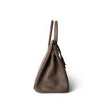 Birkin 30 Etoupe Epsom Palladium Plated Y Stamp - Image 6