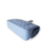 21C Sky Blue Lambskin Quilted Classic Flap Medium LGHW - Image 8