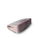 Iridescent Light Pink Python Medium Classic Double Flap LGHW - Image 11