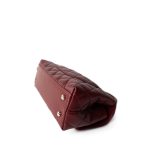 21A Burgundy Caviar Quilted Coco Handle Small LGHW - Image 9