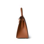 Kelly 28 Sellier Natural Chamonix Gold Plated D Square Stamp - Image 4