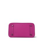 Birkin 25 Magnolia Veau Togo Palladium Plated C Stamp - Image 10