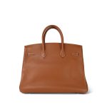 Birkin 35 Gold Ardennes Gold Plated [D] Stamp - Image 12