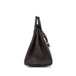Birkin 25 Ebène Veau Togo Gold Plated Z Stamp - Image 3