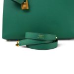 Kelly Sellier 25 Vert Vertigo Veau Epsom Gold Plated C Stamp - Image 4