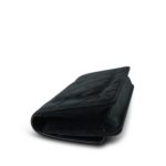 20A Black Velvet Quilted Crystal Pearl Crush Wallet On Chain WOC LGHW - Image 10