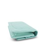 19C Tiffany Blue Caviar Quilted Wallet On Chain WOC Light Gold Hardware - Image 9