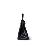 Kelly 28 Retourne Black Box Calfskin Gold Plated A Square Stamp - Image 6