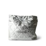 23P Silver Metallic 22 Hobo Bag Medium Aged Silver Hardware