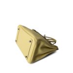 Birkin 25 Jaune Poussin Togo Palladium Plated Z Stamp - Image 12