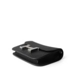 Black Epsom Constance Slim Wallet Palladium Hardware W Stamp - Image 7