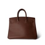 Birkin 35 Brown Ardennes Leather Gold Plated [A] Stamp - Image 3