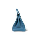 Birkin 30 Blue Jean Swift Palladium Plated J Square Stamp - Image 13