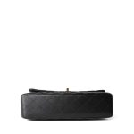 Black Lambskin Quilted Classic Flap Medium GHW - Image 8