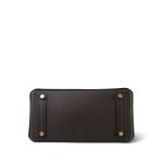 Birkin 25 Ebène Veau Togo Gold Plated Z Stamp - Image 7