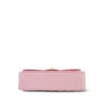 19S Iridescent Pink Caviar Quilted Medium Classic Flap Light Gold Hardware - Image 4
