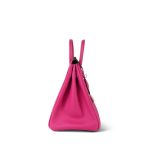 Birkin 25 (Candy Model) Rose Tyrien / Rubis Veau Epsom Palladium Plated [O] Stamp - Image 12