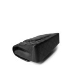 Black Lambskin Quilted Classic Flap Medium Silver Hardware - Image 9