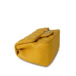 18S Yellow Caviar Quilted Mini Square Flap LGHW - Image 9