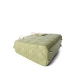 Glossy Green Lady Dior Patent Cannage Small - Image 10