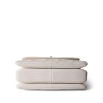 22S White Lambskin Quilted Trendy CC Small LGHW - Image 3