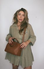 Louis Vuitton Empreinte Monogram Speedy Bandouliere 25 Cognac - Image 14
